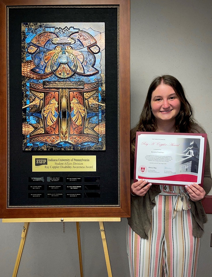 Bonnie Freiman, recipient of the 2021-22 Coppler Disability Awareness Award