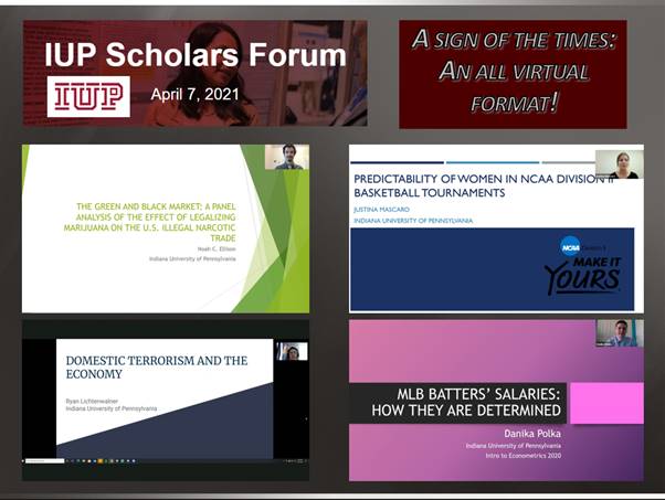 Virtual economics presentation from the 2021 Scholars Forum
