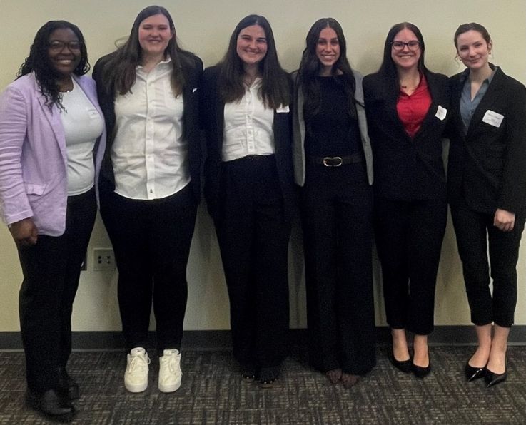 Saniya Metcalf-Harris, Kaitlyn Donaldson, Kelly Szolek, Brianna Pusateri, Paige Clawson, and Allison Johnson