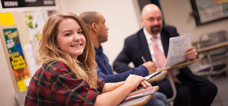 Students in classroom 