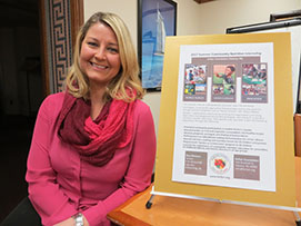Kay Stivason volunteered at the Kellyn Foundation, a non-profit that promotes wellness through nutrition programs
