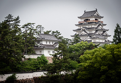 Wakayama Castle, located (in Wakayama) in the Hiroshima Prefecture in Japan, is one example of the majestic architecture that can be seen in this country.