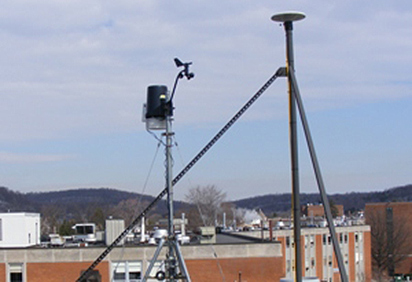 Weather station on campus
