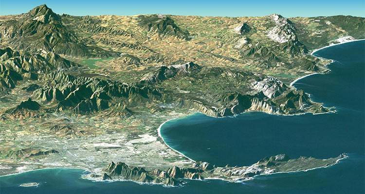 Nasa image using geospatial techniques
