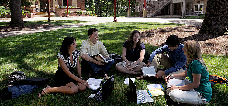 Students in the Oak Grove