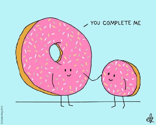 doughnut you complete me