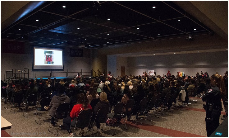 Speak Out 2019 at the back of the Ohio Room