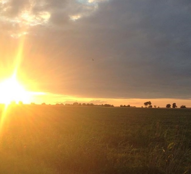 Polish countryside, photo by Hannah Winters