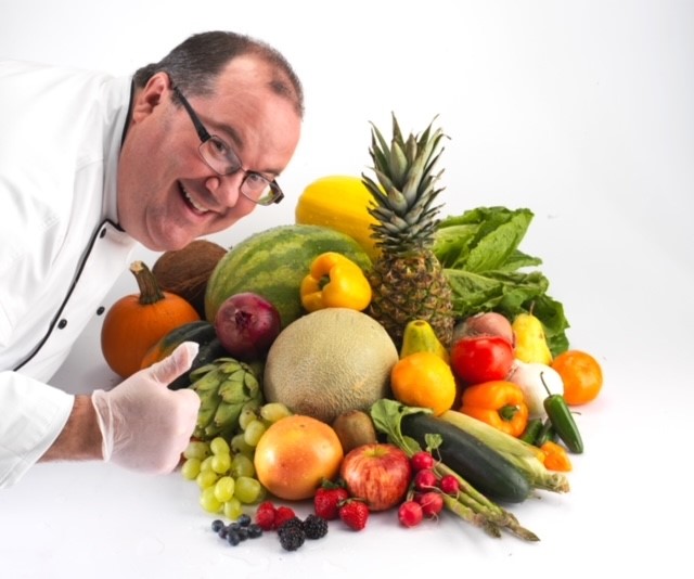 Chef Nutter with Food
