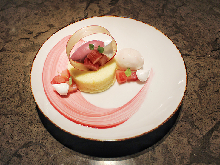 Chef Erin Reed Rhubarb Dessert