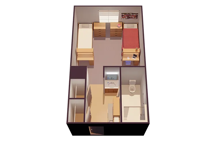 One-person private semi-suite