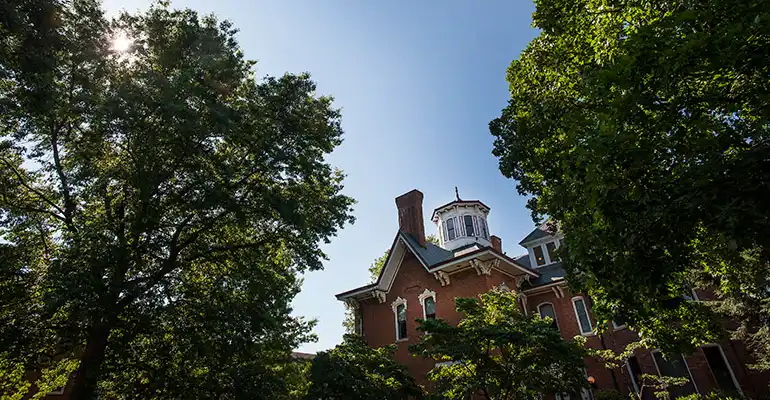 Exterior photo of Breezedale in the summer