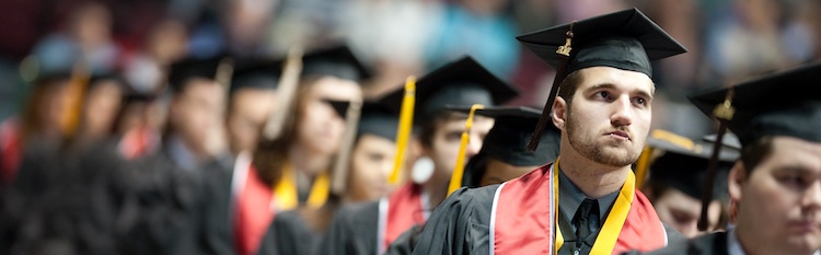 IUP students at Commencement