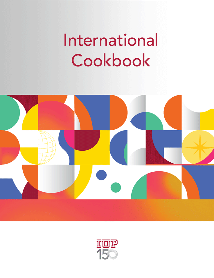 Cover of the IUP International Cookbook