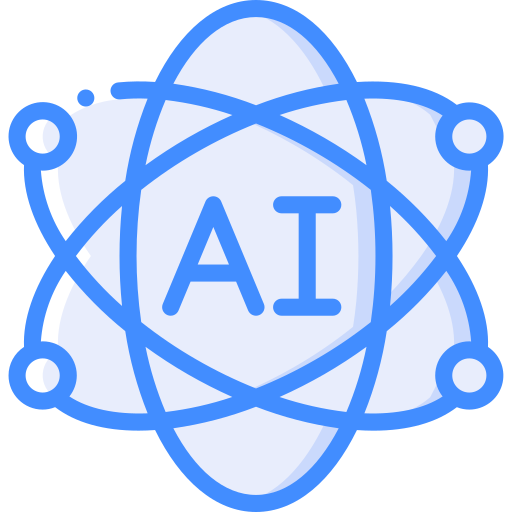 Icon representing artificial intelligence. Icon from icons created by Smashicons - Flaticon