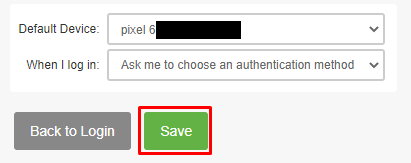 Default Device settings