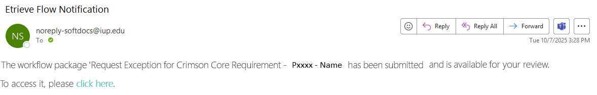 Example Email