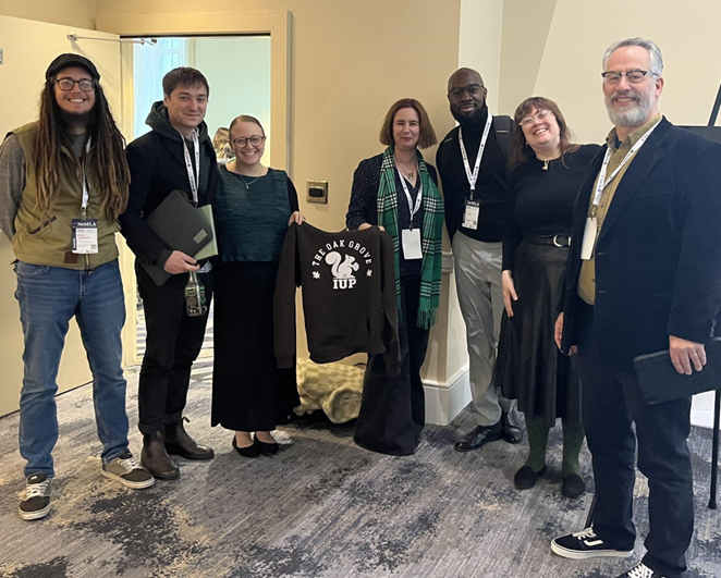 Pictured (left to right): Joshua Calendrella, Cole Phillips, Josie Kochendorfer, Rachel Martin, N.K. Condua, Stacey Hoffer, Kenneth Sherwood