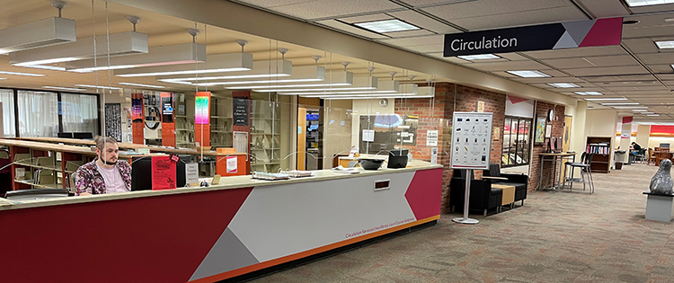 Stapleton Library Circulation Desk