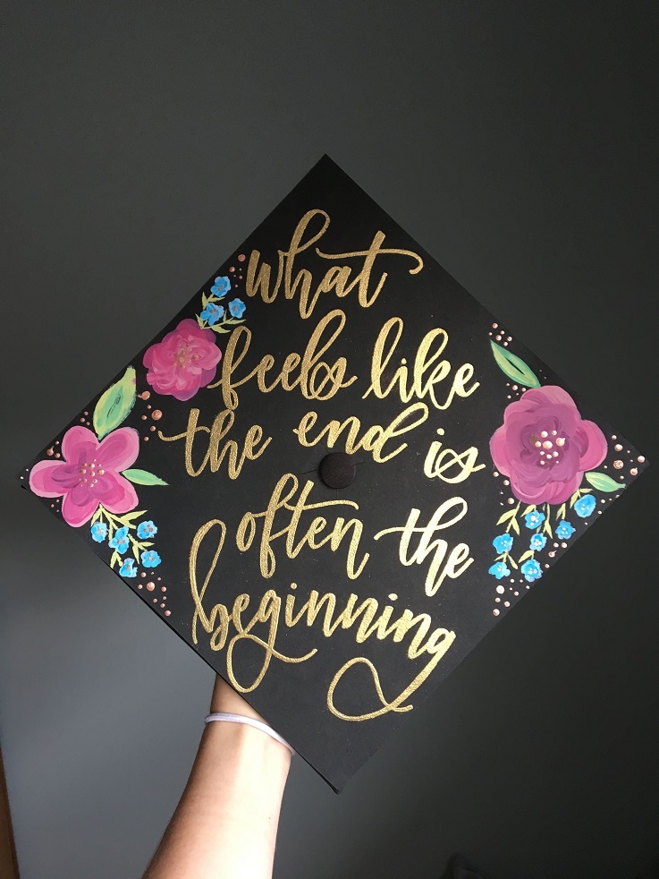 Decorated graduation cap