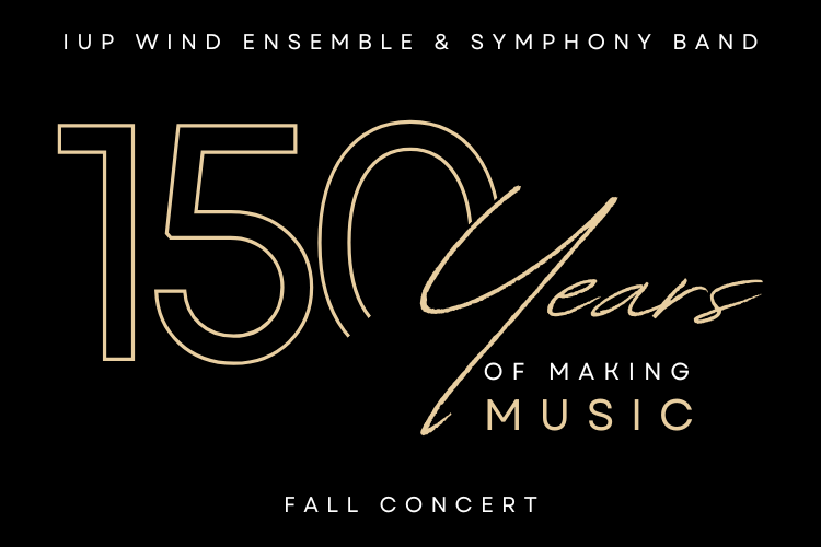 Symphony Band Wind Ensemble 150th Logo