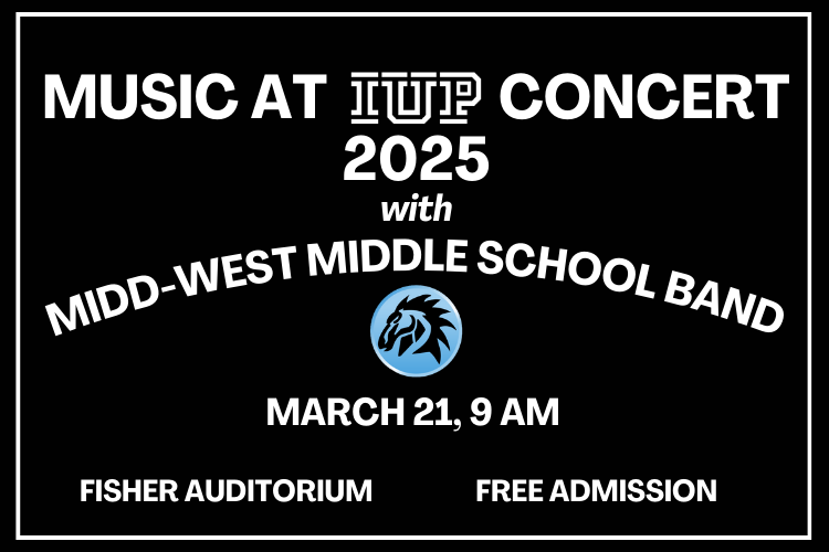 music at IUP logo