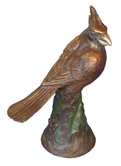 Cast Bronze Bell, “Cardinal”