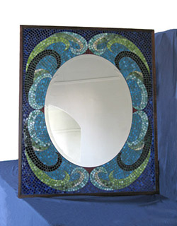 Artisan Mirror, Mosaic Frame