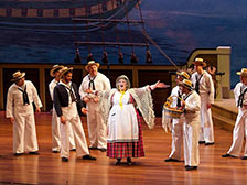 Cast singing in HMS Pinafore
