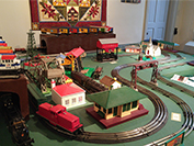 Holiday Wheels and Thrills: A Model Train Display