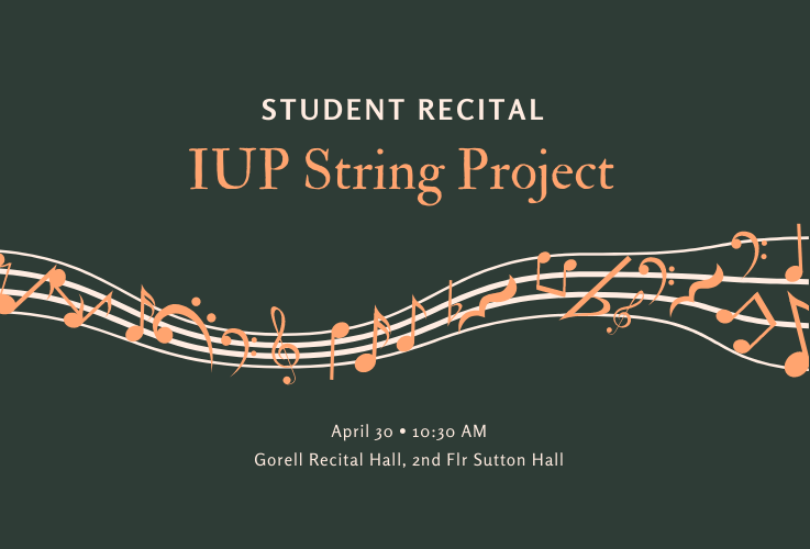 IUP string project student recital