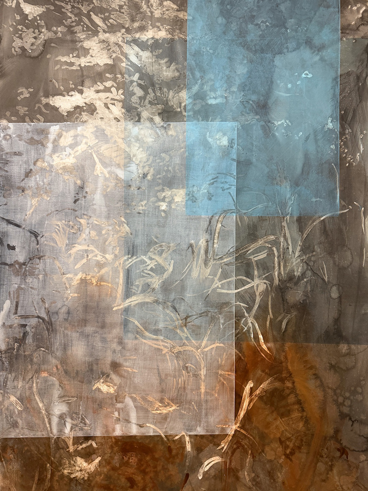  Christine Forni Echoes of Evergreen Painting