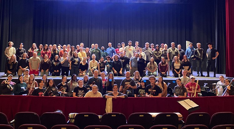 Roughly 100 students have contributed to the Department of Music and Department of Theatre, Dance, and Performance’s production of “The Pirates of Penzance.”
