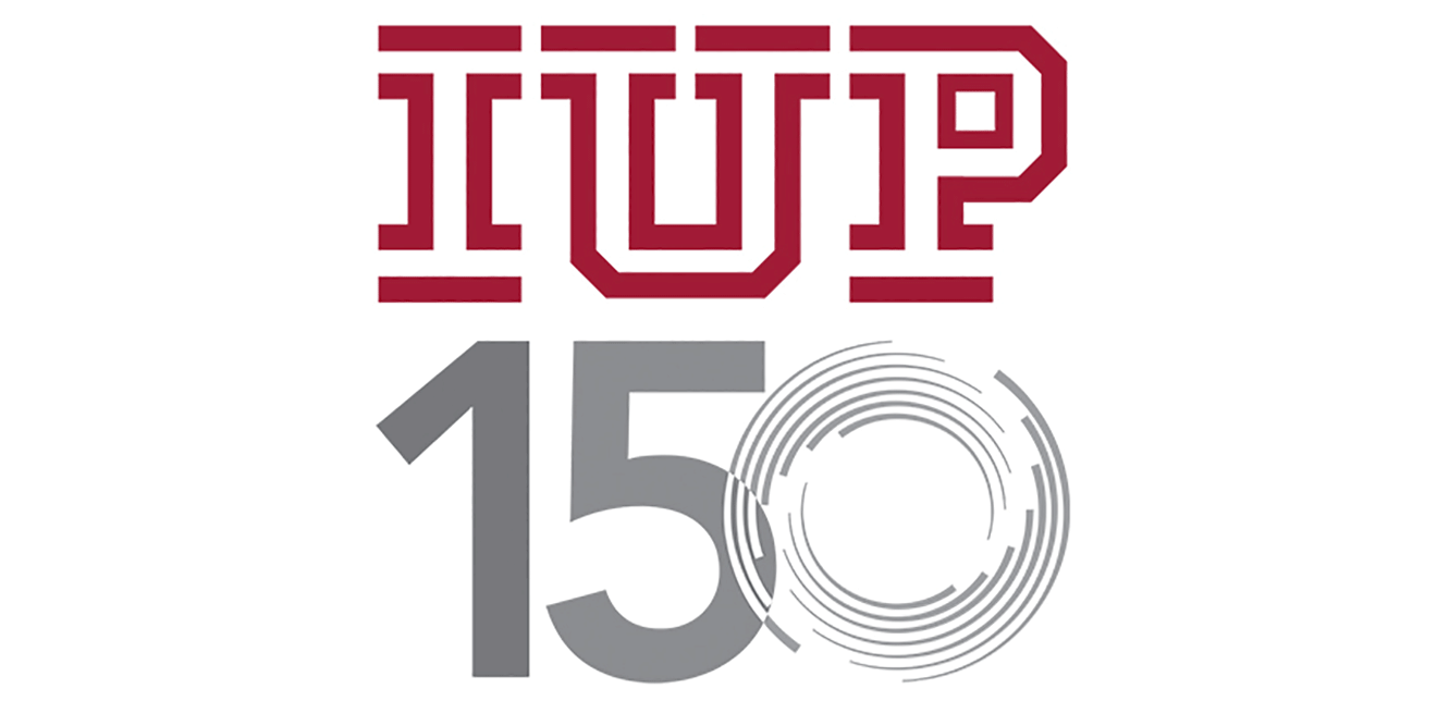 IUP 150th Anniversary logo