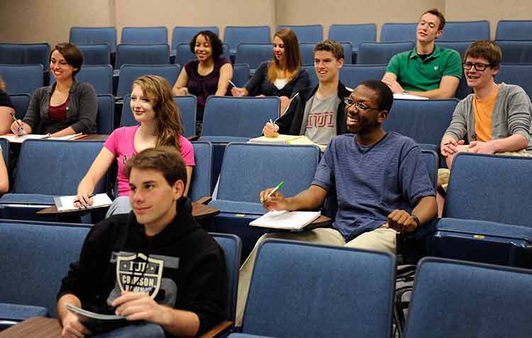 Students During a Management Lecture