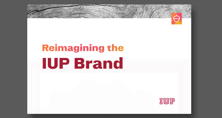 cover of the IUP brandbook