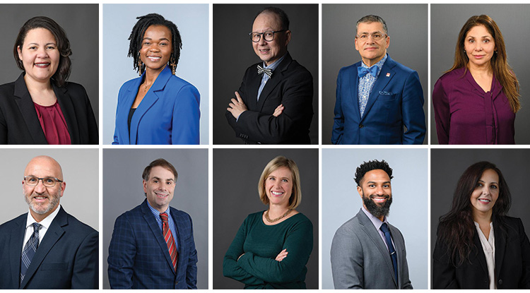 Gallery of portrait photos of faculty and staff