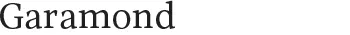 Garamond