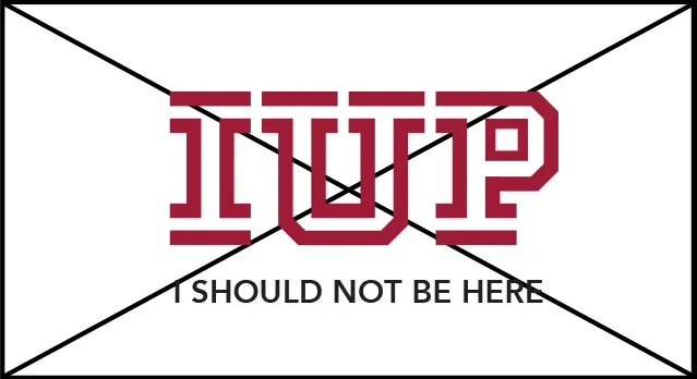 IUP with additional text
