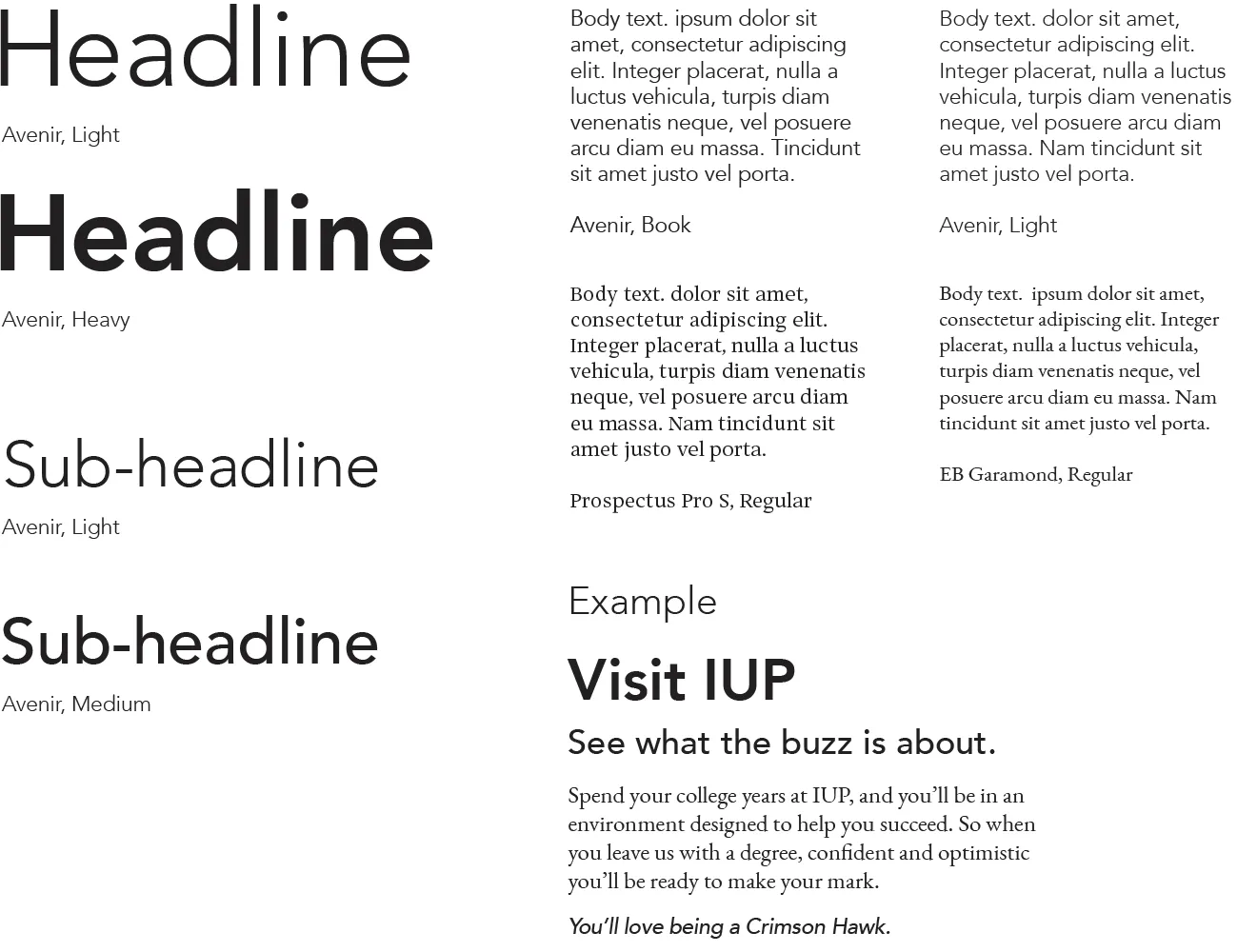 typography breakdown