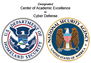 Logos for Homeland Security and the National Security Agency