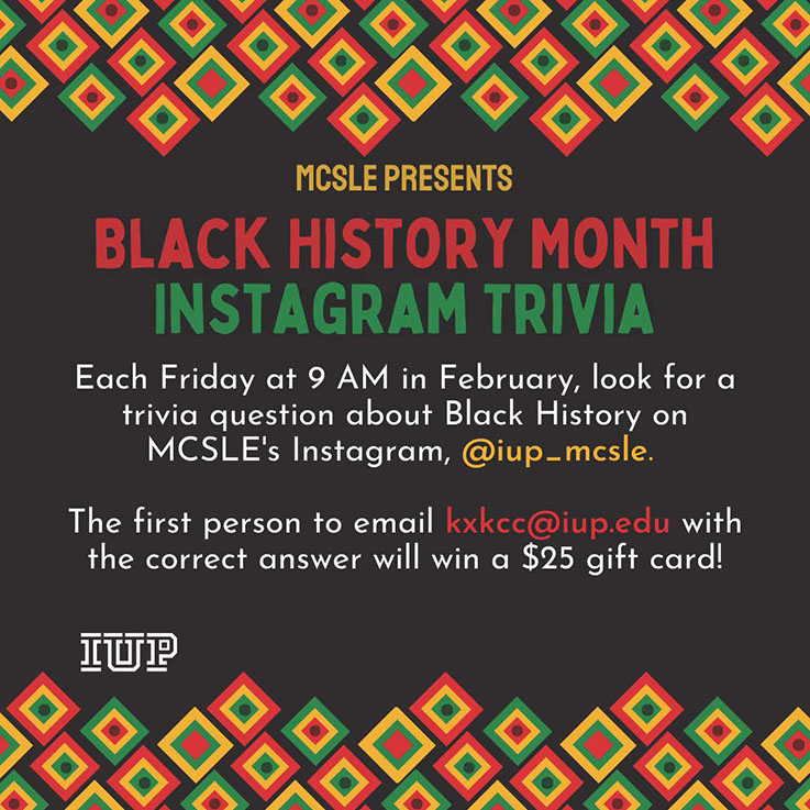 Image of BHM Trivia Contest Rules