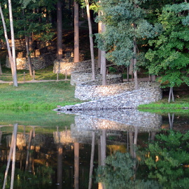 Stone Park with water