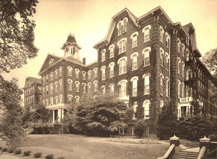 Photographic image of John Sutton Hall in its early day