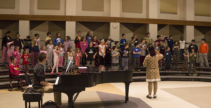 Crimson Youth Choir Rehearsal