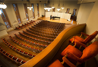 Inside Gorell Hall