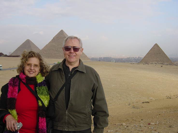 Jamie and Jim Self in Egypt