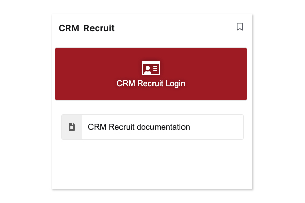 crm recruit card