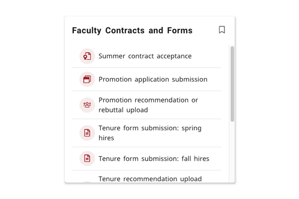 faculty forms old and new