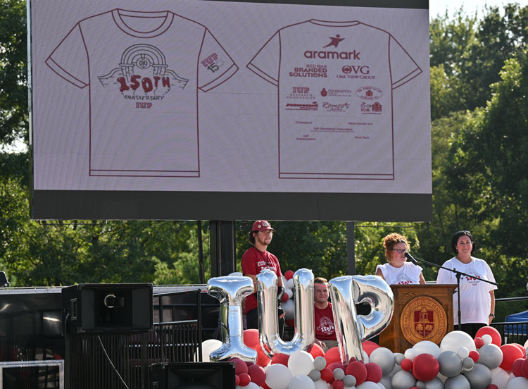 IUP Student Creates Graphic for IUP Sesquicentennial T-shirt